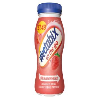 Weetabix On The Go Strawberry Breakfast Drink 250ml PMP £1.49