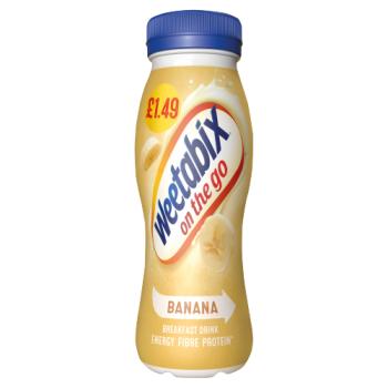 Weetabix On The Go Banana Breakfast Drink 250ml PMP £1.49