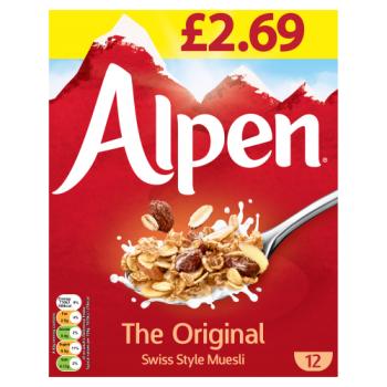 Alpen Muesli Original 550g PMP £2.69
