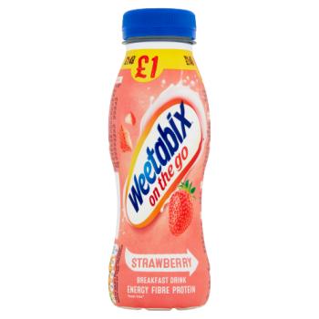 Weetabix On the Go Breakfast Drink Strawberry 250ml PMP £1