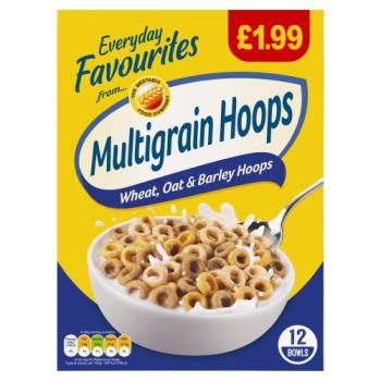 Weetabix Multigrain Hoops Wheat, Oat & Barley Hoops 375g