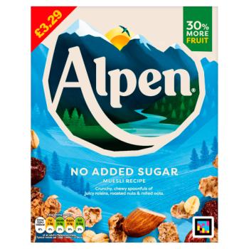 Alpen No Added Sugar Muesli Recipe 550g