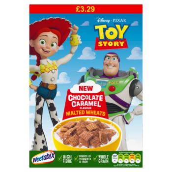 Weetabix Disney Pixar Toy Story Chocolate Caramel Flavour Malted Wheats 500g