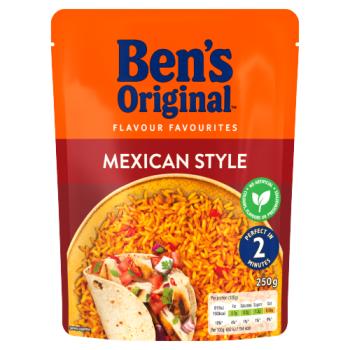 Bens Original Mexican Style Microwave Rice 250g
