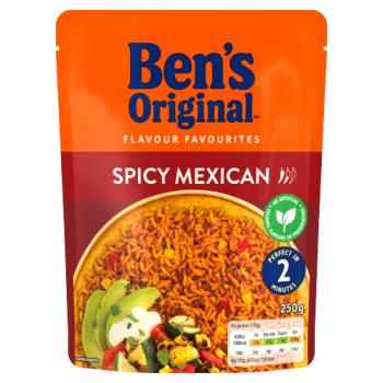 Bens Original Spicy Mexican Microwave Rice 250g