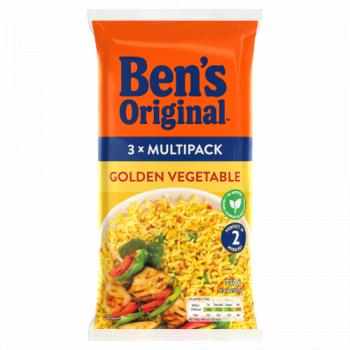 Bens Golden Veg Rice 3pk