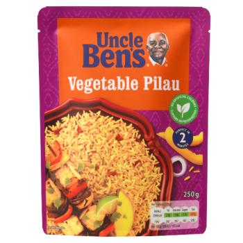 Uncle Ben's Vegetable Pilau Microwave Rice 250g