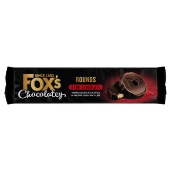 Fox's Fabulous Chocolatey Dark Chocolate Rounds 130g