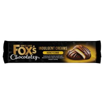 Fox's Fabulous Chocolatey Indulgent Creams Honeycomb 130g