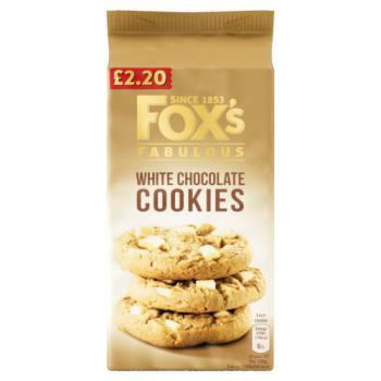 Fox's Fabulous White Chocolate Cookies 180g