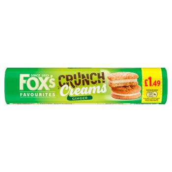 Fox's Ginger Crunch Creams 200g