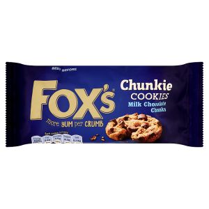 Fox's Chunkie Cookies Milk Chocolate Chunks 180g