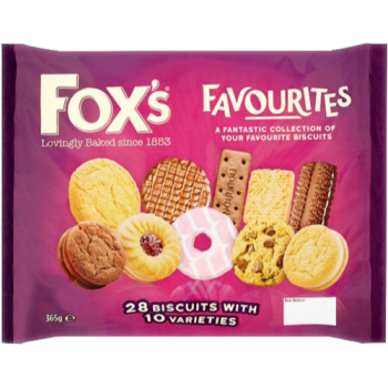 Fox's Favourites, 28 Biscuits with 10 Varieties 365g  