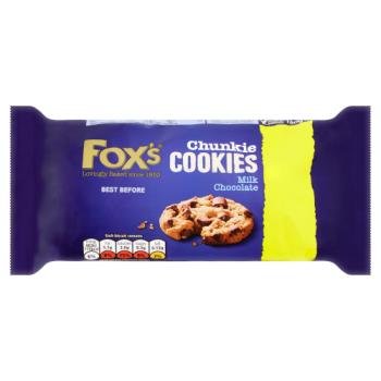 Fox's Chunkie Cookies Milk Chocolate 180g