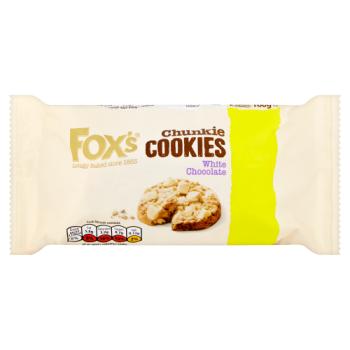 Fox's Chunkie Cookies White Chocolate 180g