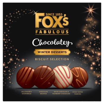 Fox's Fabulous Chocolatey Winter Desserts Biscuit Selection 250g