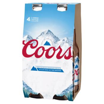Coors 4 x 330ml