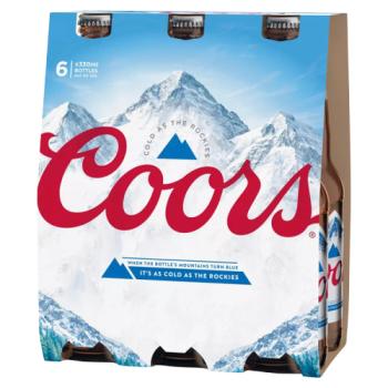 Coors 6 x 330ml