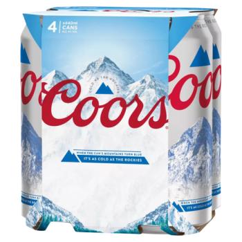 Coors 4 x 440ml