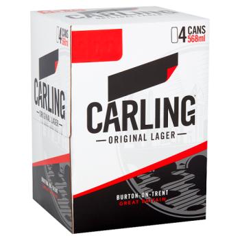 Carling Original Lager 4 x 568ml