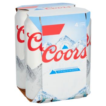Coors Lager 4 x 500ml