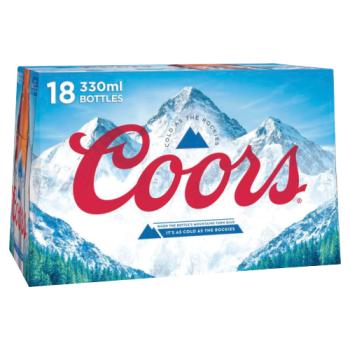 Coors 18 x 330ml