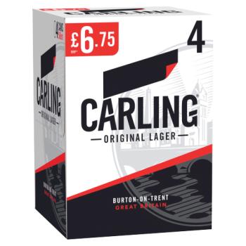 Carling Original Lager 4 x 568ml