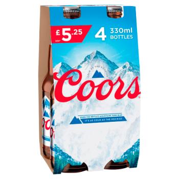Coors 4 x 330ml