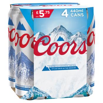 Coors 4 x 440ml