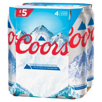 Coors 4 x 440ml