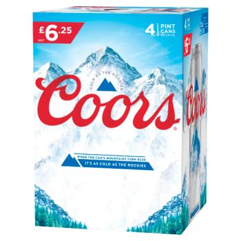 Coors 4 x 568ml