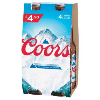 Coors 4 x 330ml