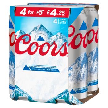 Coors 4 x 440ml