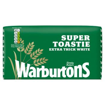 Warburtons Extra Thick White Super Toastie 800g
