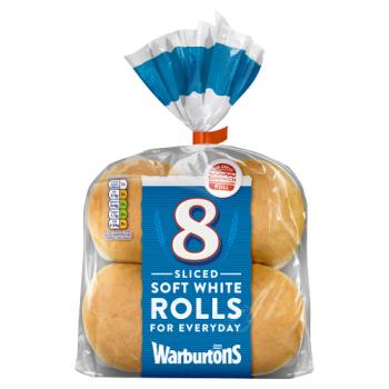 Warb Sliced White Rolls