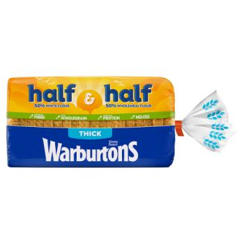 Warburtons Half & Half Thick 800g