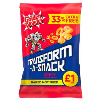 Golden Wonder Transforma Snack Spicy Pm