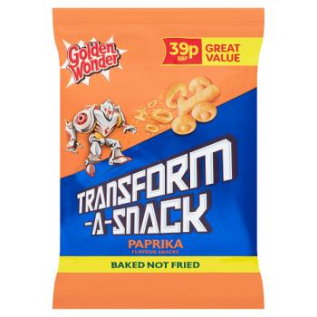 Golden Wonder Transform-a-snack Paprika Flavour Snacks 30g