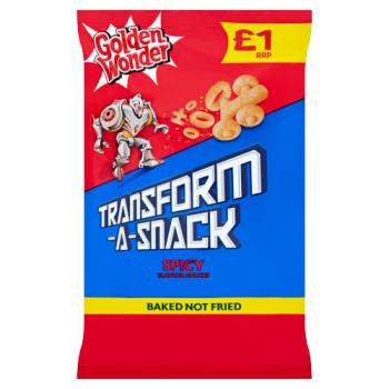 Golden Wonder Transform-A-Snack Spicy Flavour Snacks 80g