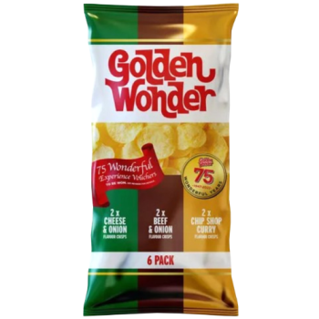 Golden Wonder Retro Variety Pack 6 x 25g 