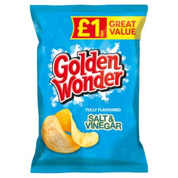 Golden Wonder Fully Flavoured Salt & Vinegar 57g