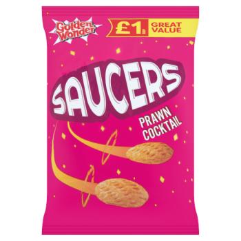 Golden Wonder Saucers Prawn Cocktail 40g
