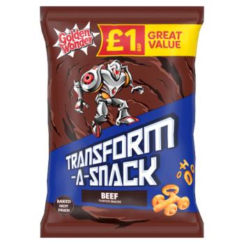 Golden Wonder Transform-a-Snack Beef Flavour Snacks 56g