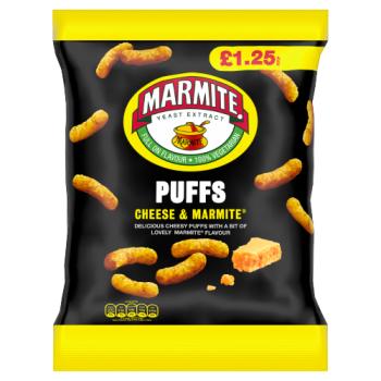 Marmite Yeast Extract Cheese & Marmite Puffs 60g