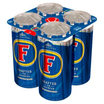 Foster's Lager Beer 4 x 440ml Cans