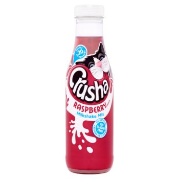 Crusha Raspberry Flavour Milkshake Mix 500ml