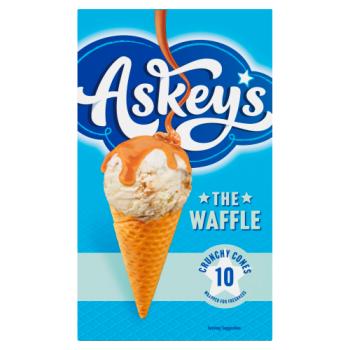 Askey's 10 The Waffle Crunchy Cones