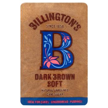 Billington's Dark Brown Soft Natural Unrefined Cane Sugar 1kg