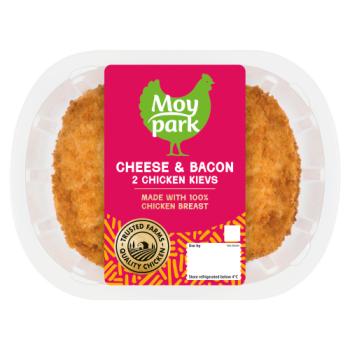 Moy Park 2 Cheese & Bacon Chicken Kievs 260g