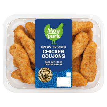 Moy Park Crispy Breaded Chicken Goujons 430g